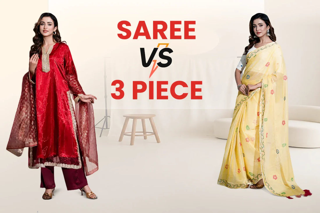 Saree vs 3 Piece