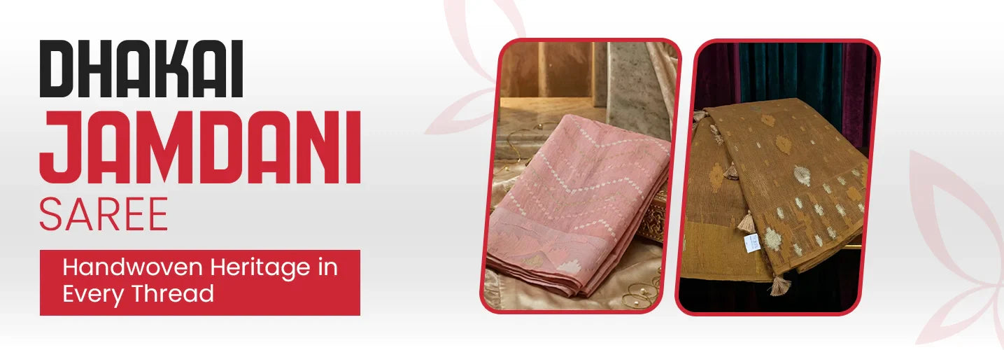 Dhakai Jamdani Saree