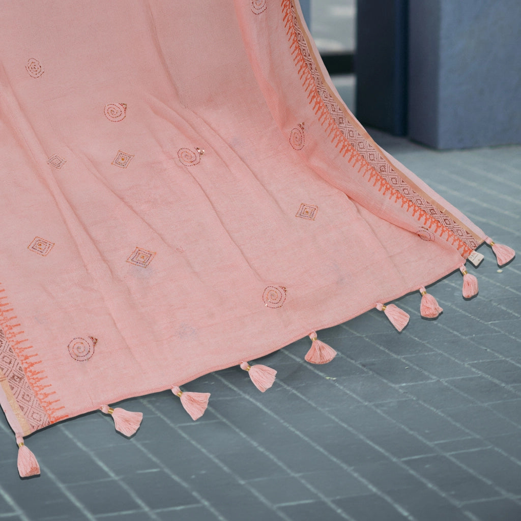 Exclusive AuroraX Handloom Cotton Saree