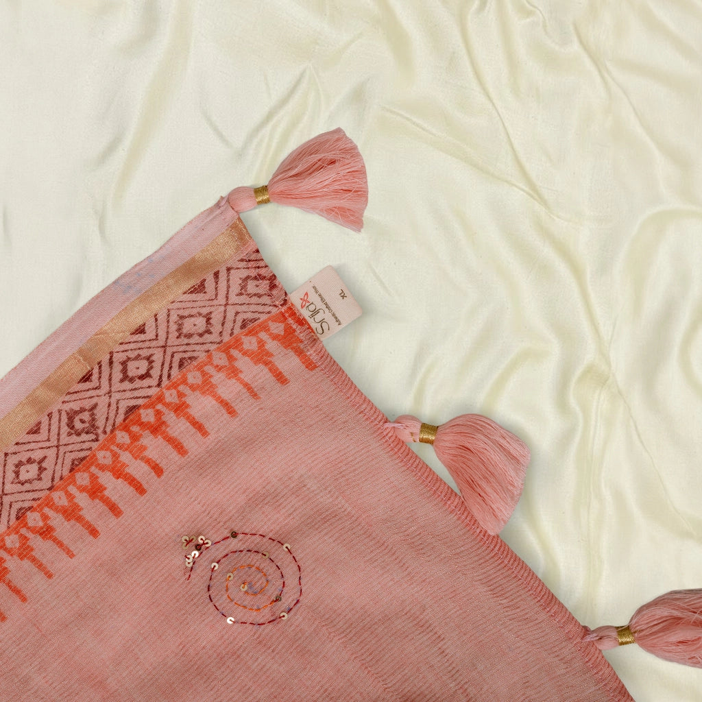 Exclusive AuroraX Handloom Cotton Saree