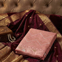 Soft Pink Handloom Dhakai Jamdani Saree: Pure Cotton, Intricate Motifs