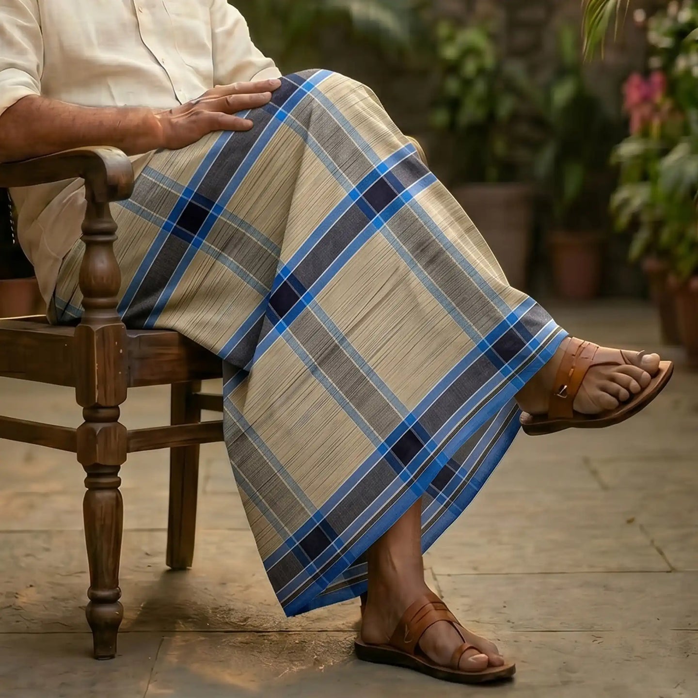 ExclusiveX Lungi for Men with Lightweight Cotton Feel