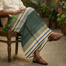 ExclusiveX Lungi for Men with Artisan Cotton Finish