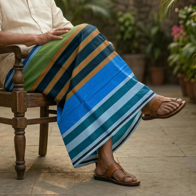 ExclusiveX Lungi Perfect for Festivals and Special Occasions