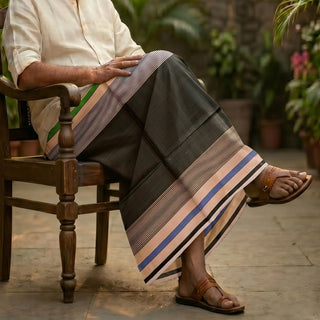 ExclusiveX Lungi for Men with Strong Cotton Weave