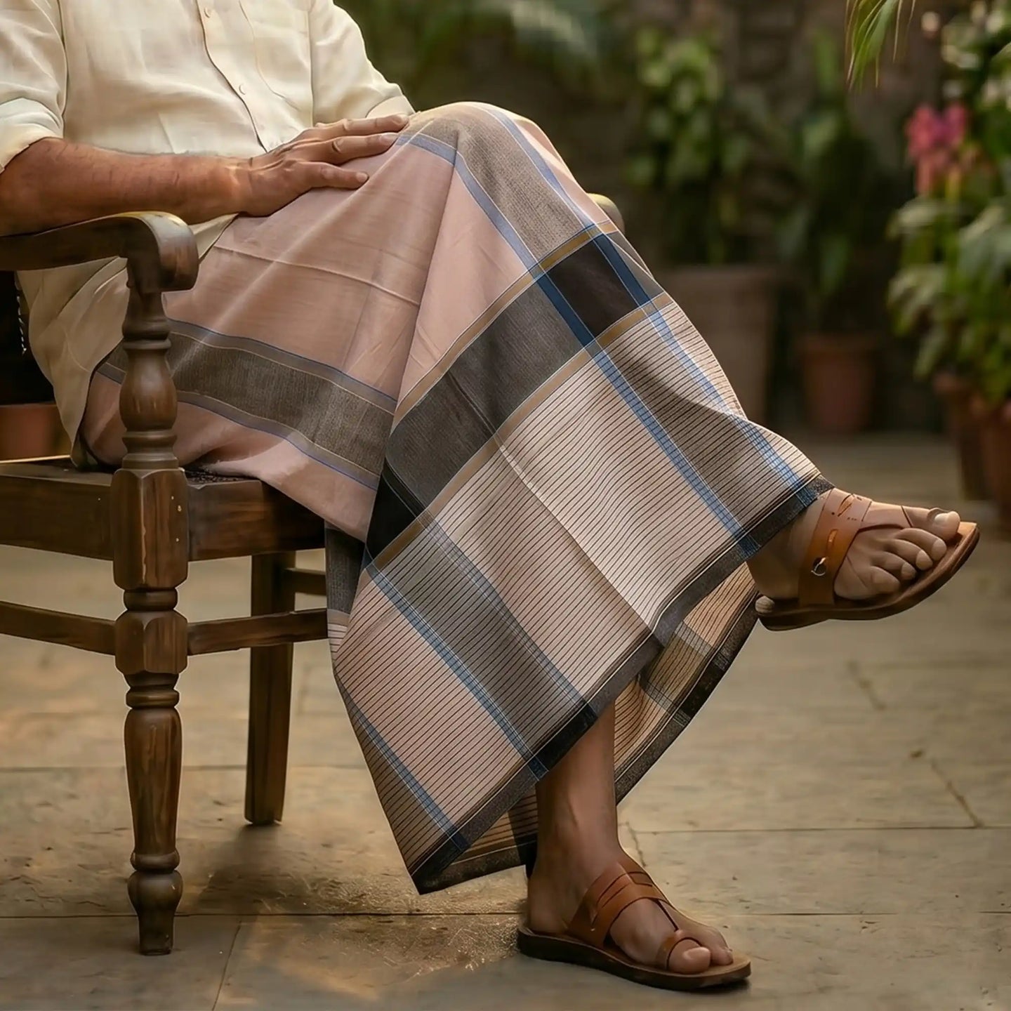 ExclusiveX Lungi for Men with Traditional Cotton Feel