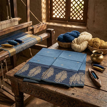 ExclusiveX Lungi Blue Classic Comfort Breathable Soft Fabric