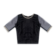 Golden MistX Organza Blouse: Elegant Golden Lace & Silk Lining