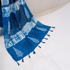 Elegant NoirX Block Printed Saree