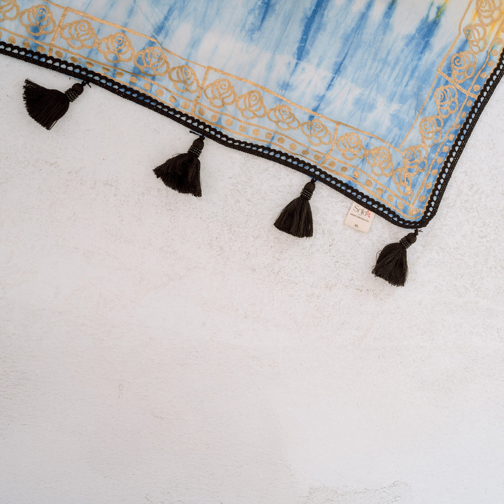 Exclusive Midnight skyX Silk Saree