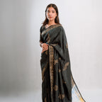Exclusive Midnight skyX Silk Saree