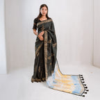Exclusive Midnight skyX Silk Saree