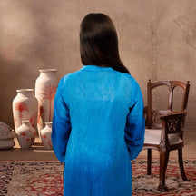 MoanaX Kurti: Premium Azo-Free With Silver Sequin Detail