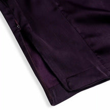 Mystic BloomX Purple Silk Blouse: Princess Cut & V-neck