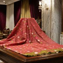 Elegant Olive Handloom Dhakai Jamdani Saree: Lightweight Weave, Traditional Motifs