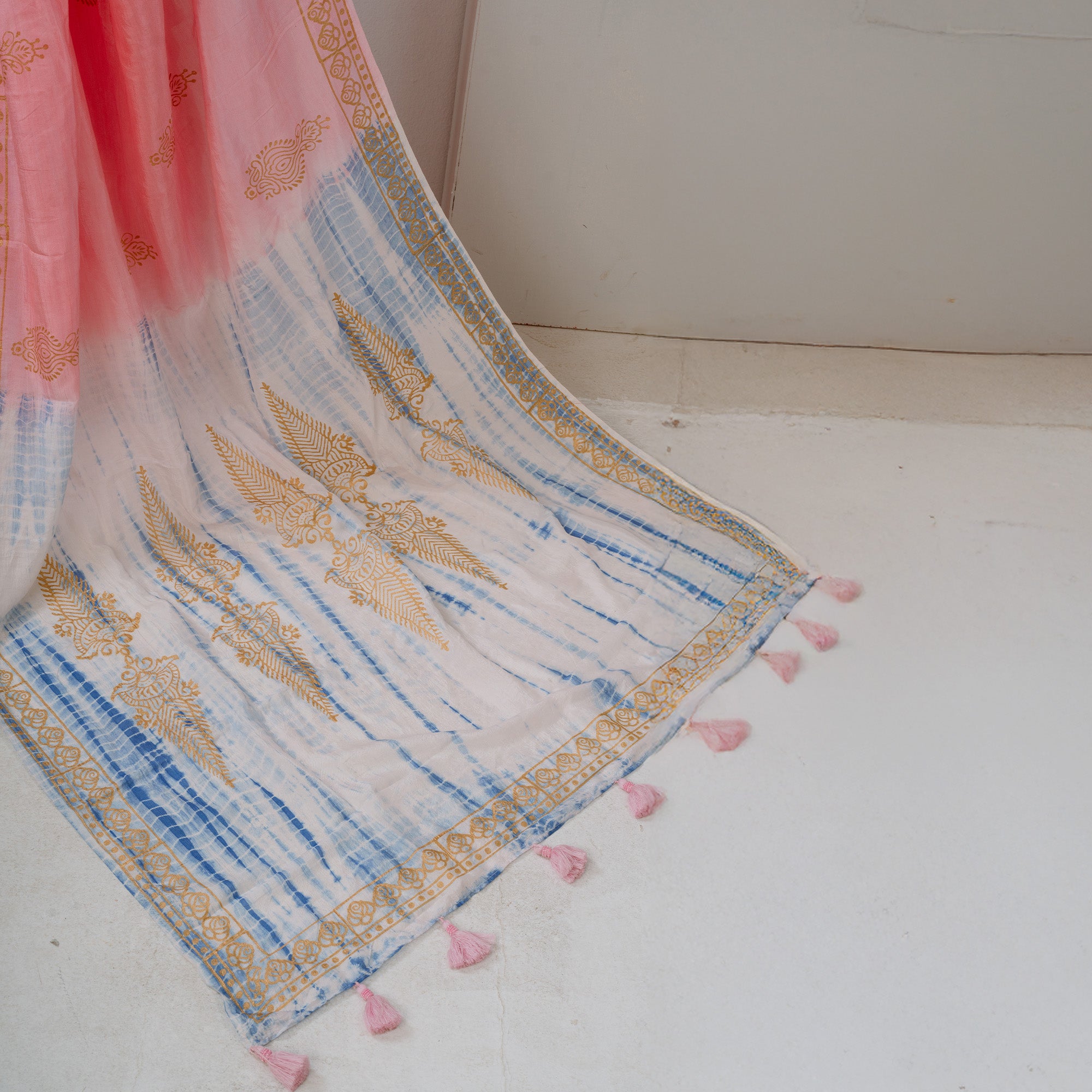 Eco Friendly Orchid SkyX Silk Saree