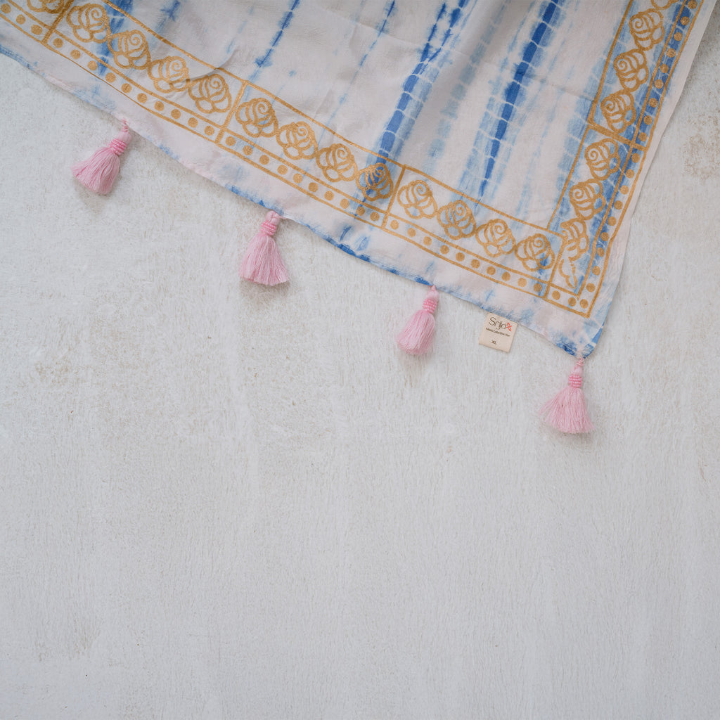 Eco Friendly Orchid SkyX Silk Saree