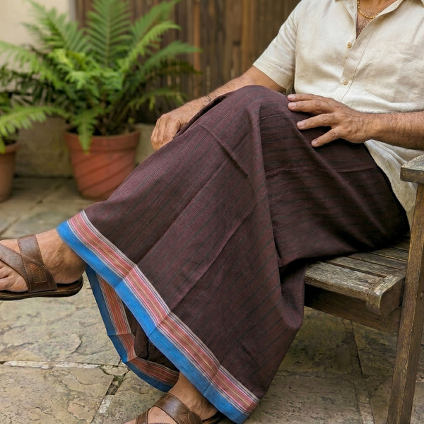 RegularX Cotton Lungi with Long-Lasting Color