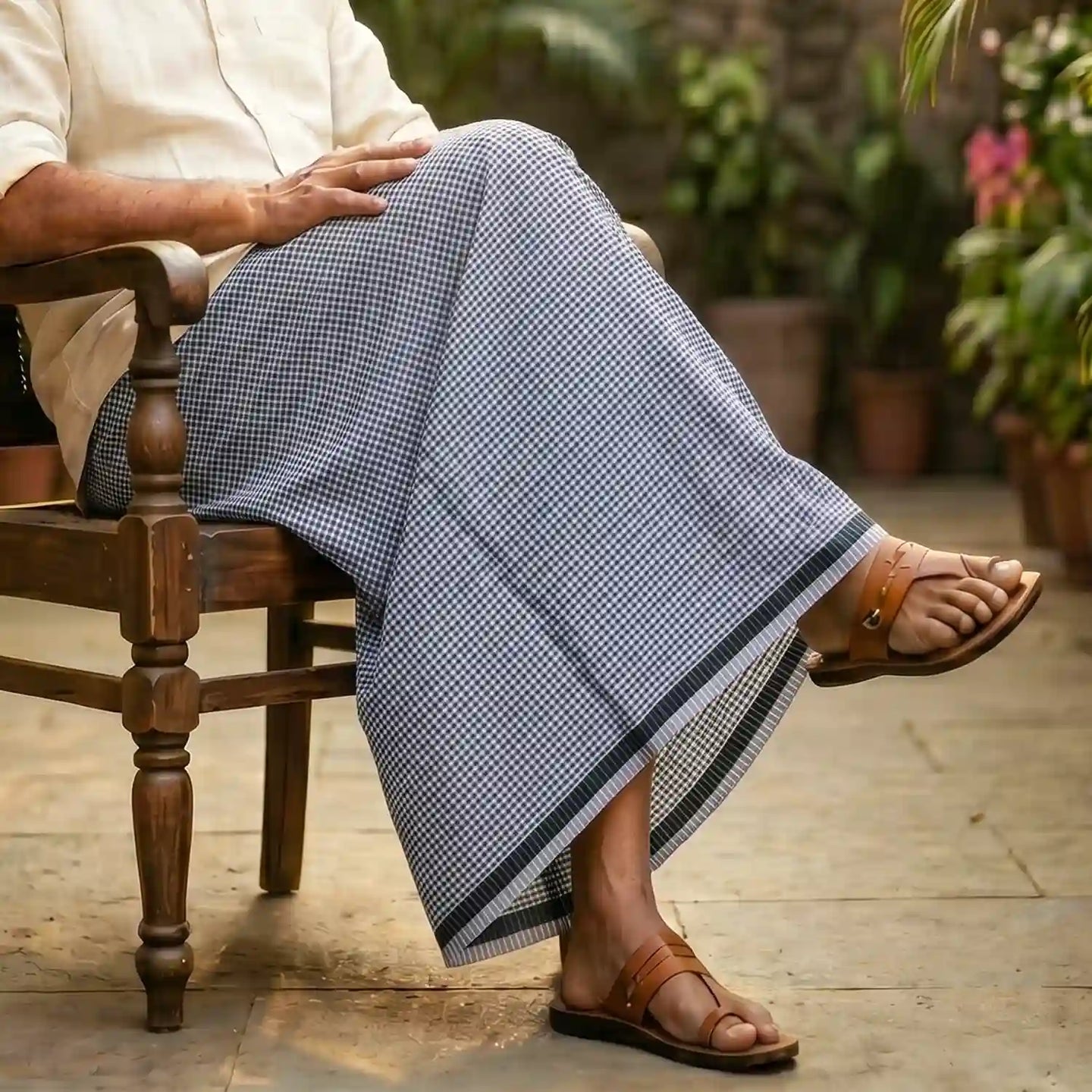 PremiumX Lungi Made for Long Hours of Comfortable Home Wear