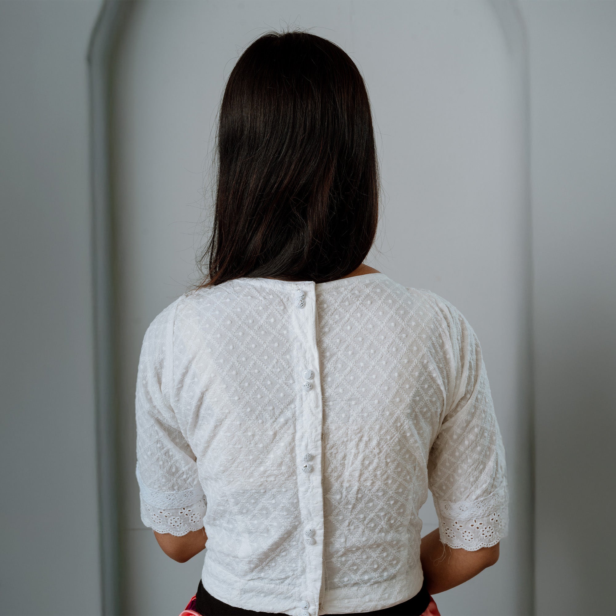 Snow PetalX Blouse Lightweight Feel With A Smooth Premium Finish