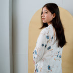SrijaX White BloomX Kurti
