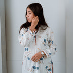 SrijaX White BloomX Kurti